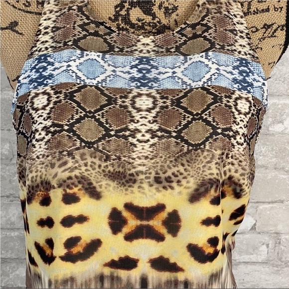 1.State Sleeveless Leopard Print Blouse - Picture 5 of 5